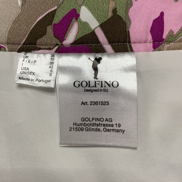 Golfino Printed Stretch Golf Skort‎ NWT Sz 6 - Picture 4 of 6
